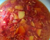 A picture of step 5 of Beetroot soup.