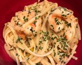 A picture of step 7 of Creamy Spicy Linguine with Shrimp 🍤.
