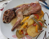 Foto del paso 8 de la receta: Conejo al horno con patatas y verduras