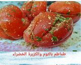 صورة لخطوة 4 من وصفة طماطم🍅 بالثوم والكزبرة، مقبلات سهلة جربيها👌