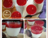 Foto langkah ke 6 dari resep PannaCota with Strawberry & Blueberry Sauce.