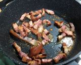 A picture of step 7 of Warm Potato and Asparagus Salad with Bacon, Tomatoes, and Sweet Onion.