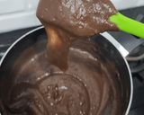 Foto langkah ke 4 dari resep Vla Kue Soes coklat.