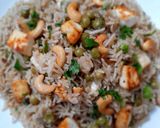 A picture of step 12 of Shahi Matar Paneer Pulao.