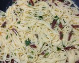 Foto langkah ke 6 dari resep Classic Spaghetti Carbonara.