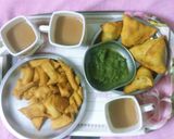 खस्ता समोसे मठरी (Khasta samose mathri recipe in hindi) रेसिपी चरण 5 फोटो