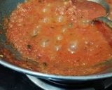 A picture of step 2 of Matar Paneer Masala.