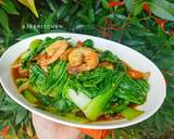 Pok Choy Udang langkah memasak 4 foto