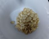 A picture of step 1 of Almonds and sabja sharbat.
