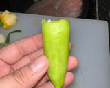 รูปขั้นตอนการทำที่ 1 ของ พริกหยวกยัดไส้ไก่ หม้ออบลมร้อน