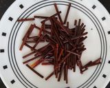 Foto del paso 1 de la receta: Arroz de zanahoria con espagueti de arveja