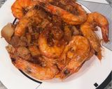 A picture of step 4 of Easiest Braised Pork Belly and Prawns “Thit Tom Kho”.