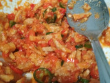 Tempe goreng pedas