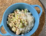 Foto langkah ke 3 dari resep Mpasi 9 bulan: bubur salmon buncis.