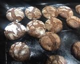 Foto del paso 8 de la receta: Galletas craqueladas de chocolate 🍫♥️