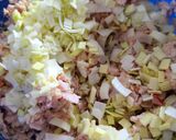 Sajtkrémes, sonkás, Roquefort sajtos rántott karaj recept fázis 3 fotója