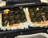 A picture of step 3 of Onigiri Waffle.