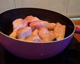 Foto del paso 1 de la receta: Pollo con verduras y arroz