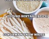 Gambar langkah 1 resipi Popia Cendawan Rangup.