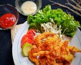 Foto langkah ke 4 dari resep Udang Katsu.