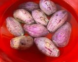 Foto langkah ke 1 dari resep Keripik ubi ungu krispi.