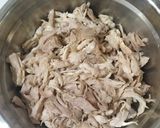 Foto langkah ke 2 dari resep Nasi Bakar Ayam Suwir Kemangi.
