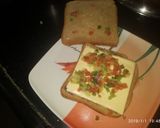 A picture of step 1 of Bread cheesy sandwich with bread khasta jalebi.