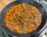 Une image de l'étape 10 de Carottes au cumin et persil.