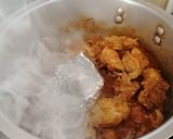 A picture of step 2 of Smokey chicken dum biryani.