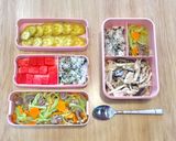 Hình bước làm 3 của món Day 11 : Mề gà xào su su, gà xào nấm_eat1000