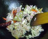 A picture of step 4 of Lemony Rajma Mutton Masala.