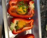 Foto del paso 3 de la receta: Morrones rellenos con huevo