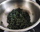A picture of step 4 of Mogri sabji.