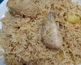 A picture of step 4 of Chatpata Chicken Pulao.