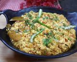A picture of step 5 of Paneer Bhurji.