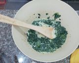 Foto del paso 4 de la receta: Torta de espinaca diferente sin huevo ¡al horno!