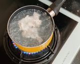 Hình bước làm 1 của món Canh Khoai Tím Nấu Thịt Xay