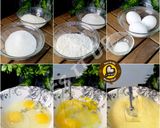 A picture of step 1 of European Sponge Cake Without Oil And Butter With Only Four Ingredients.