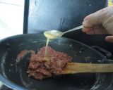 A picture of step 5 of Saffron deepam.