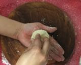 A picture of step 9 of Til Gudh Poli.