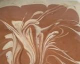 Gambar langkah 9 resipi Kek Marble Blueberry Coklat.