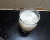 A picture of step 3 of Dalgona coffee.