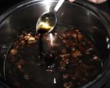 A picture of step 1 of Molasses syrup (from jaggery).