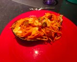 Une image de l'étape 7 de Aubergines farcies aux spaghettis.