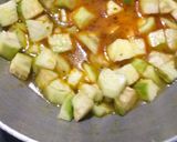 A picture of step 7 of Visrati VangiTuria Pana Sabji with paratha.