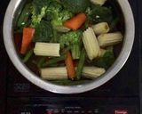A picture of step 2 of Sauted Vegetables.