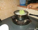 Foto langkah ke 3 dari resep Puding Mega (edamame buah naga).