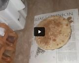 A picture of step 7 of Daal kachori or paratha.