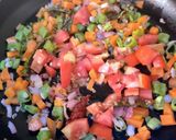 A picture of step 3 of Sooji Upma.