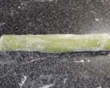 A picture of step 2 of Homemade Fettuccine Pasta, Pesto Dough.